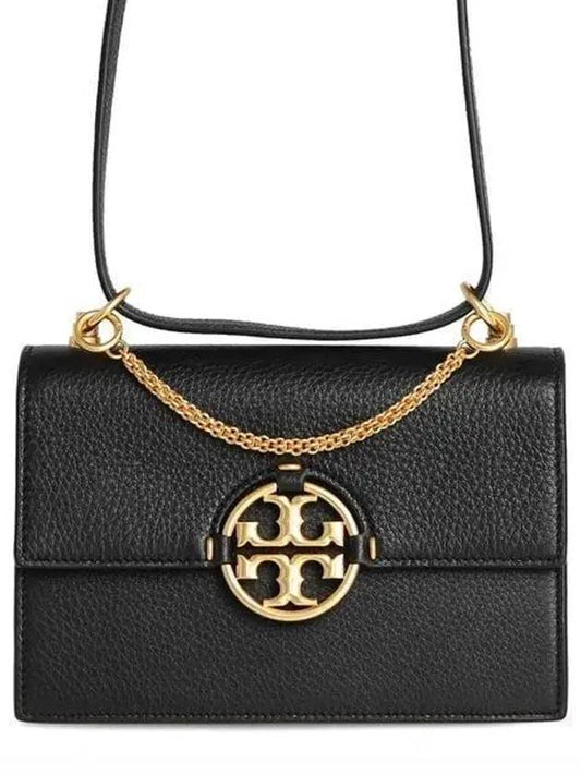 Miller Small Flap Shoulder Bag Black - TORY BURCH - BALAAN 2