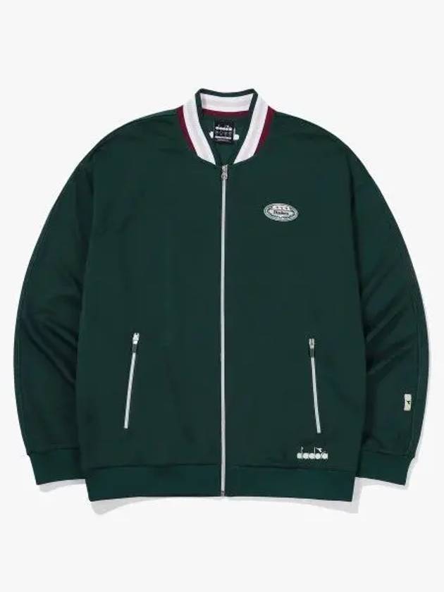 Diadora Tennis Life Track Jacket DARK GREEN - DIADORA - BALAAN 1