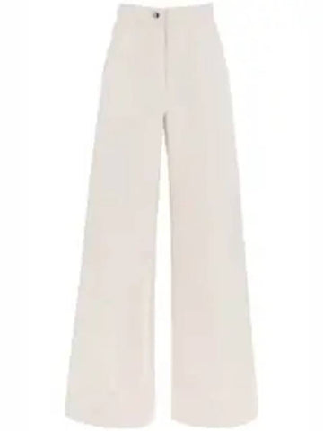 Oboli wide pants beige - MAX MARA - BALAAN 1