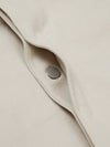 Hidden button soft cotton trucker jacket MODERN GRAY - WEST GRAND BOULEVARD - BALAAN 7