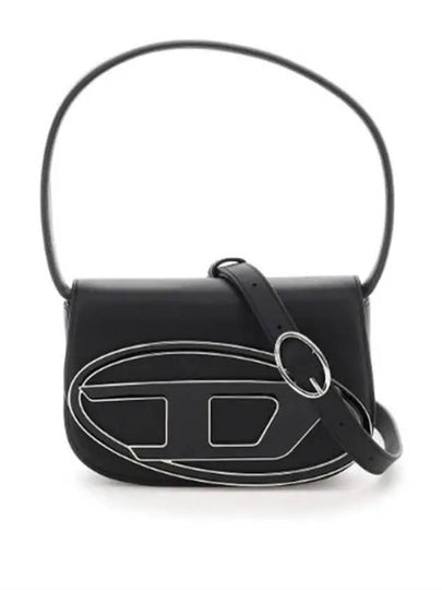 1DR Nappa Leather Shoulder Bag Black - DIESEL - BALAAN 2