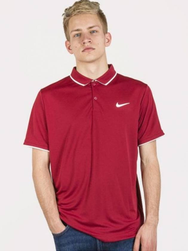 01939137613Coat Dry Team PK Polo TshirtBurgundy - NIKE - BALAAN 1