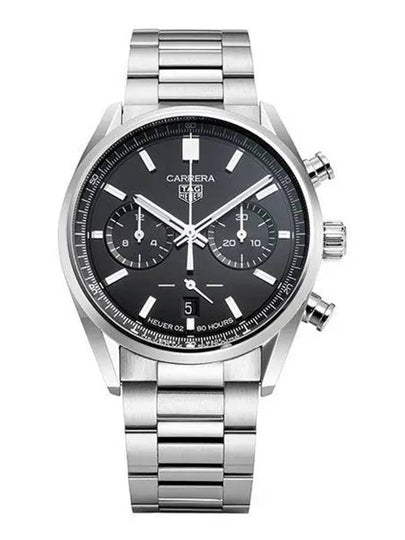 Men's Carrera Automatic Chronograph Metal Watch Black - TAG HEUER - BALAAN 2