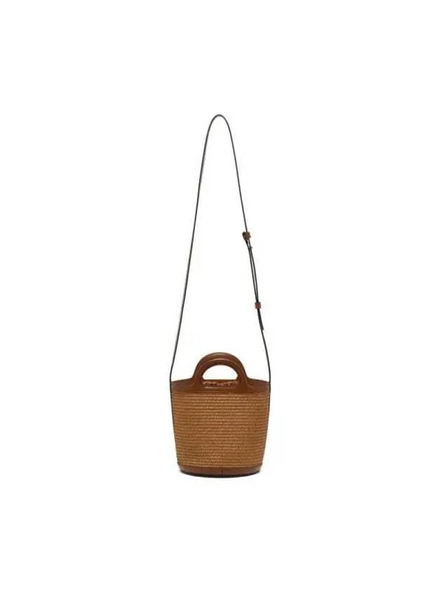 Tropicalia Small Bucket Bag Brown - MARNI - BALAAN 6