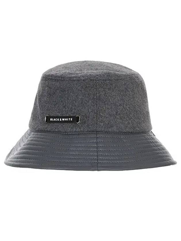 Men s ear shaped bucket hat 8434GXAC GREY - BLACK&WHITE - BALAAN 2