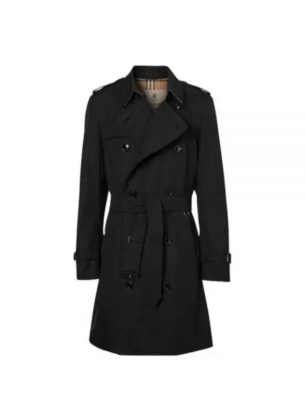 Men's Felsi Heritage Mid Trench Coat Black - BURBERRY - BALAAN 2