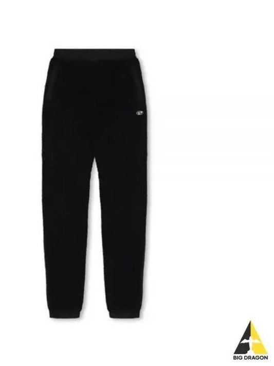 Fleece Nylon Track Pants Black - DIESEL - BALAAN 2