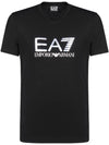 EA7 Graphic Logo TShirt Black 273911 6P206 00020 - EMPORIO ARMANI - BALAAN 1