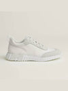 Bouncing Sneakers Mesh Suede Goatskin Blanc - HERMES - BALAAN 3