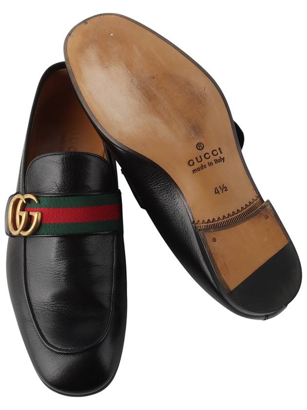 428609 GG web gold three stripe loafer shoes 4 1 2 size overseas receipt 34100Y - GUCCI - BALAAN 7