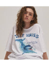 Wave Dolphin Short Sleeve T Shirt White - CPGN STUDIO - BALAAN 2