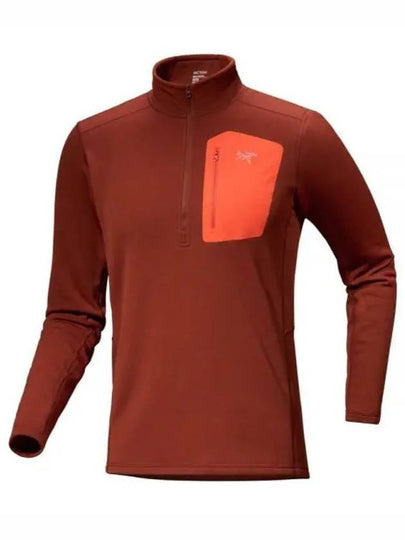 Raw Heavyweight Zip Neck Long Sleeve T-Shirt Orange - ARC'TERYX - BALAAN 2