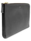 H0355P Black Soft Grain Leather Gold Zip Around Portfolio Berkley Clutch - TOM FORD - BALAAN 3