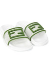 FF logo rubber slippers white - FENDI - BALAAN.