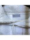 Men s new level oblique terry hoodie white M - DIOR - BALAAN 2