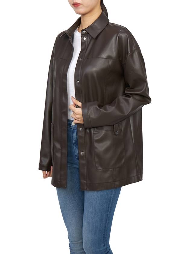 Exclusive special price limited to 30 pieces Women s leather jacket 26916048650 QUANTUM 003 - MAX MARA - BALAAN 7