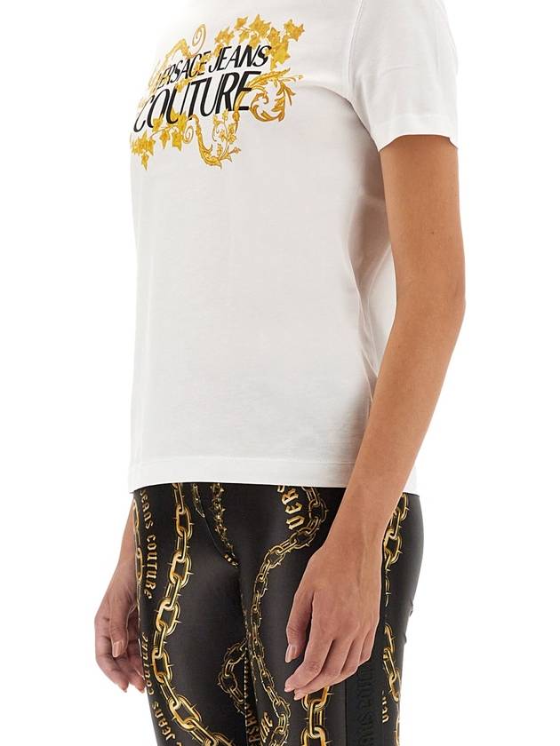 T-SHIRT WITH LOGO - VERSACE - BALAAN 4