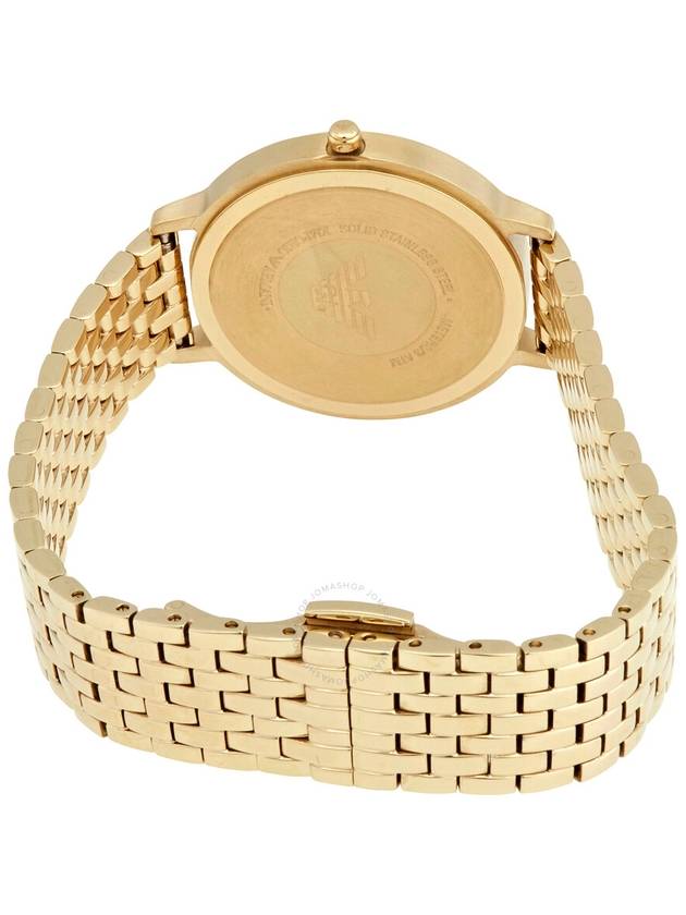 Women’s Kappa Quartz Mother Of Pearl Metal Watch Gold - EMPORIO ARMANI - BALAAN 4