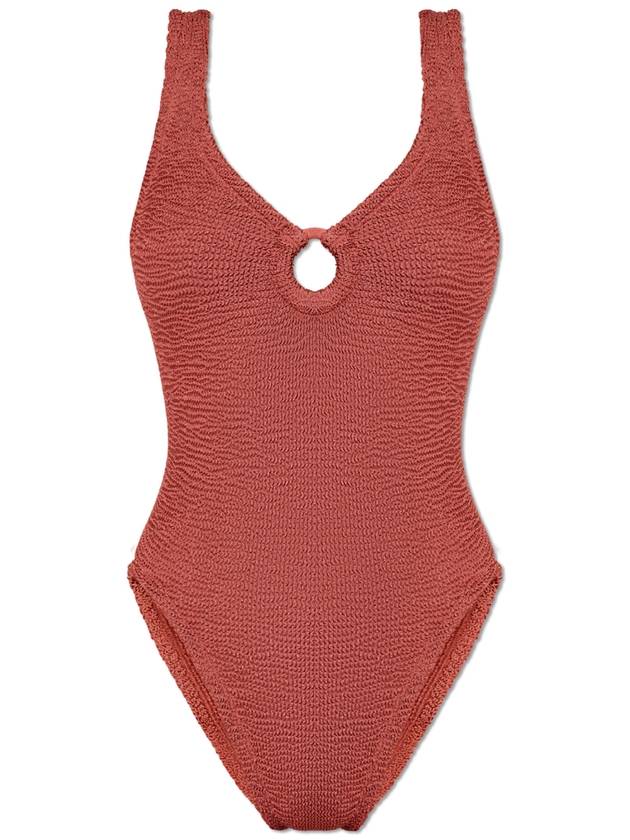 Hunza G One-piece Swimsuit 'Celine', Women's, Pink - HUNZA G - BALAAN 1