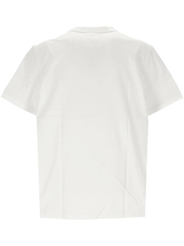 Crew Neck Short Sleeve T-Shirt White - MCM - BALAAN 4