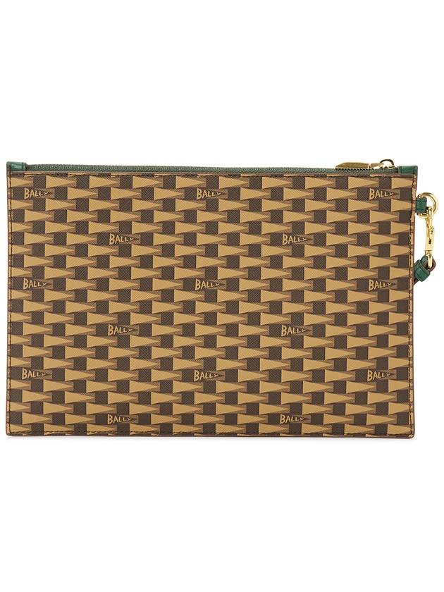 pennant clutch bag brown - BALLY - BALAAN 4