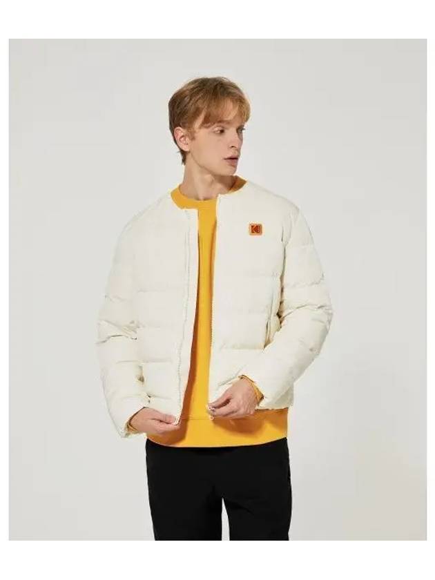 KODAK Essential Neckless Lightweight Duck Down Jacket IVORY - KODO - BALAAN 1