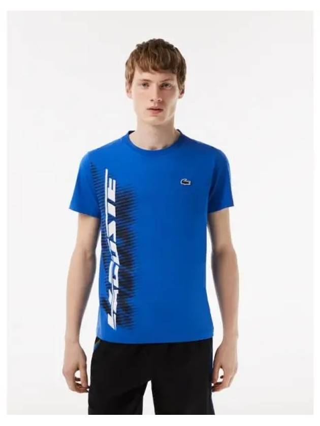 Men s Gradient Lettering Short Sleeve T Shirt TH5189 53G KXB Domestic Product GQ2N23032748658 - LACOSTE - BALAAN 1