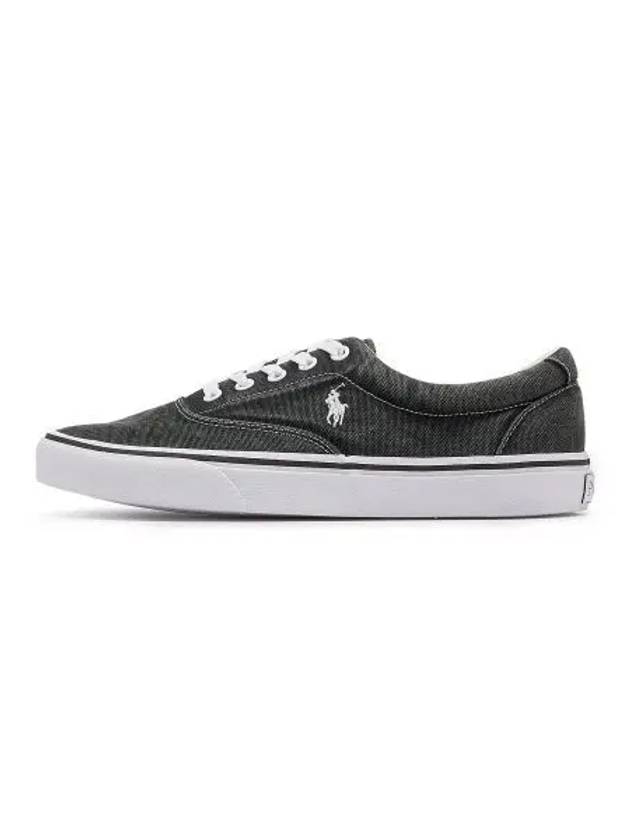 Kitten Wash Canvas Sneakers Black - POLO RALPH LAUREN - BALAAN 1