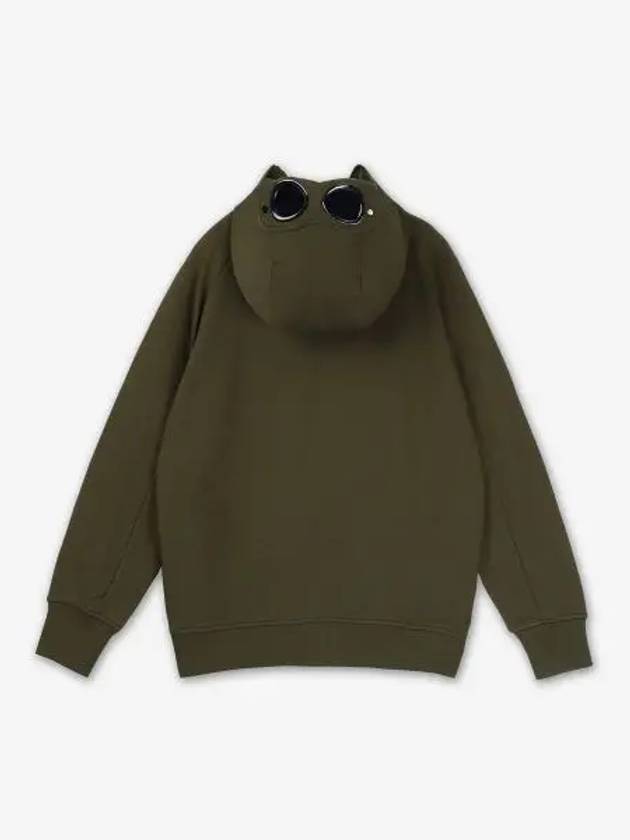 CP Company Goggles Diagonal Hood Zip up Ivy Green 17CMSS028A005086W683 - CP COMPANY - BALAAN 1