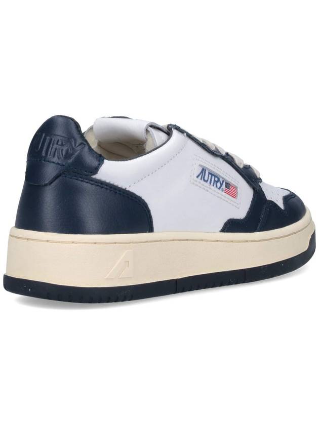 Medalist Goatskin Low Top Sneakers White Navy - AUTRY - BALAAN 5