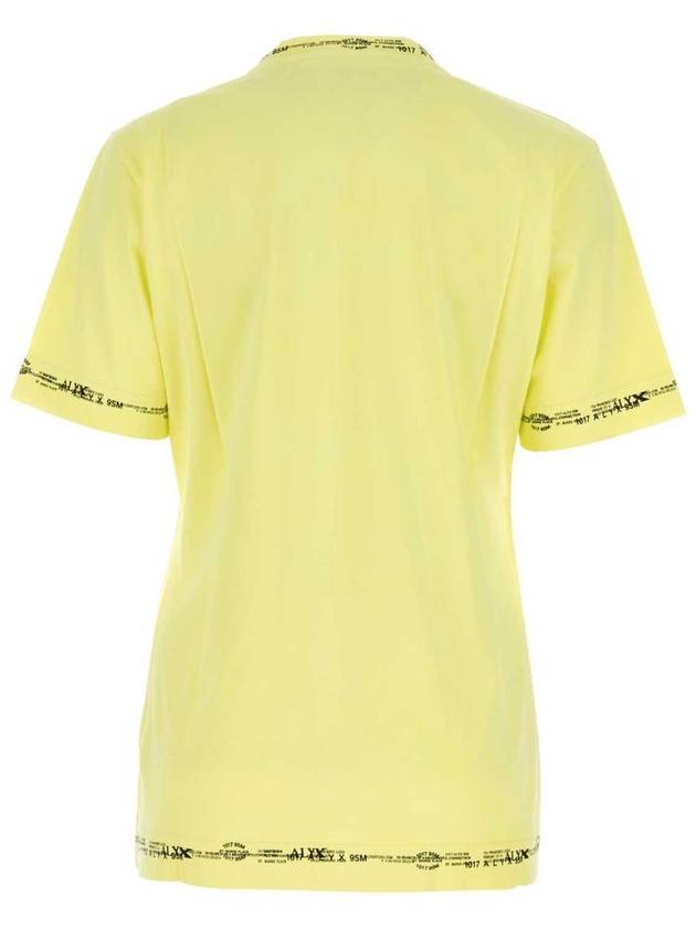 short sleeve t-shirt AAUTS0397FA02 YLW0042 yellow - 1017 ALYX 9SM - BALAAN 3