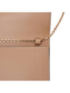 FF Diamond Chain Leather Shoulder Bag Brown - FENDI - BALAAN 7