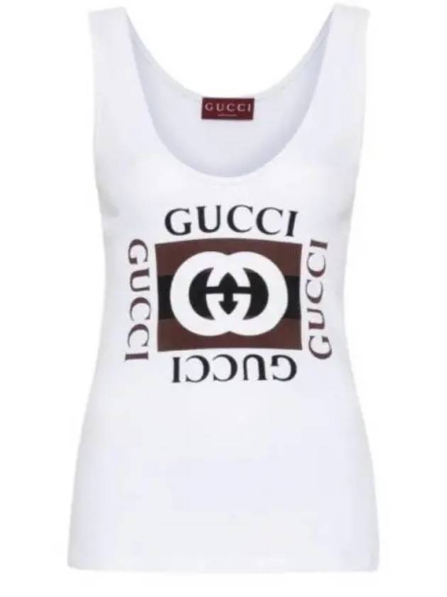 Logo Sleeveless White - GUCCI - BALAAN 2