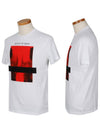 Kind of Red Print Short Sleeve T-Shirt White - NEIL BARRETT - BALAAN 3