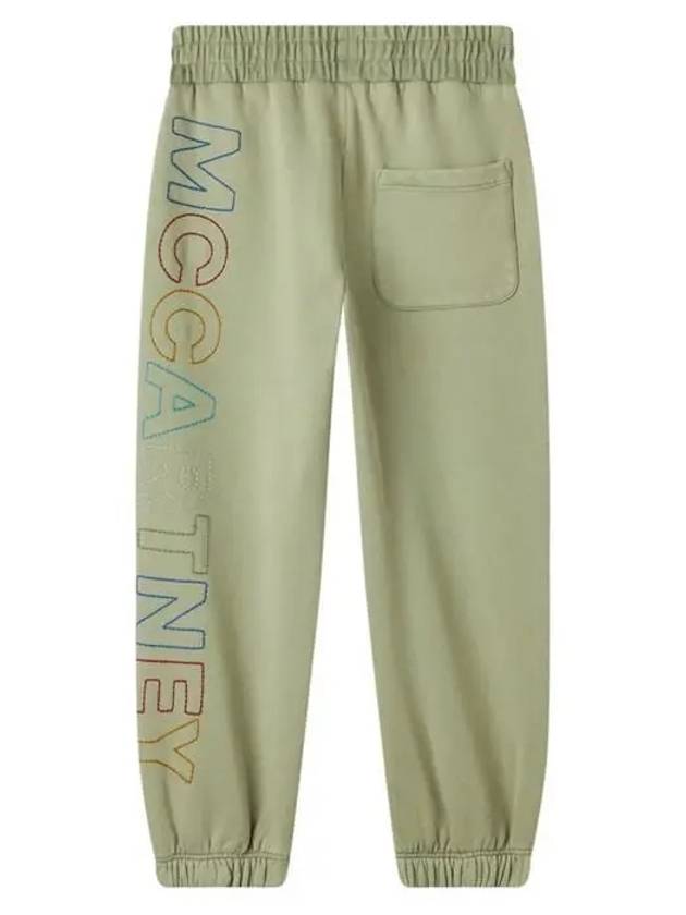 Stella Kids Logo Jogger Pants Khaki - STELLA MCCARTNEY - BALAAN 3