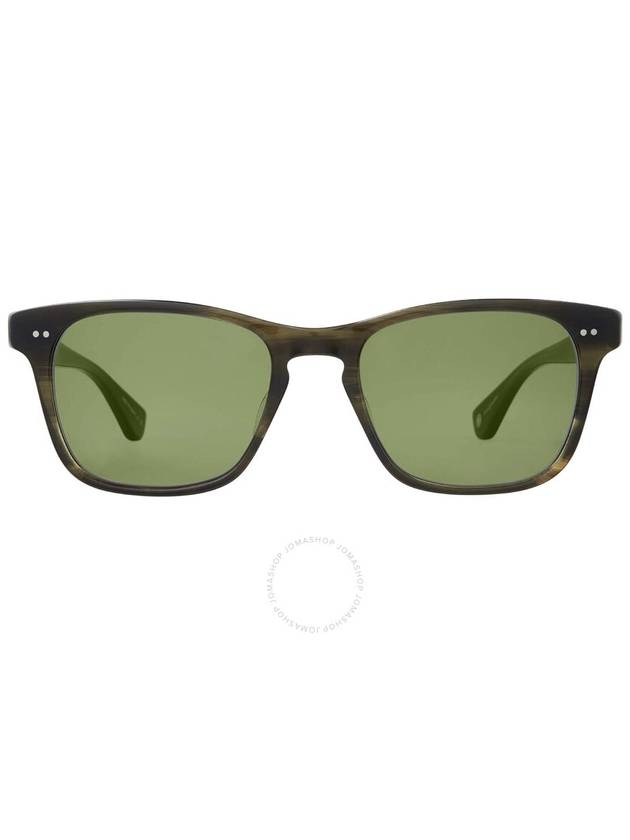 Garrett Leight TORREY SUN Green Square Sunglasses 2148 DGFR/GRN 51 - GARRETT LEIGHT - BALAAN 1