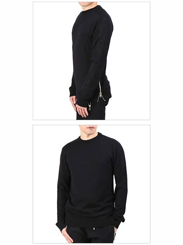 Side zipper wool knitwear S7H6009?M019?176 - BALMAIN - BALAAN 3