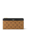 Monogram Reverse Canvas Slim Card Wallet Brown - LOUIS VUITTON - BALAAN 2