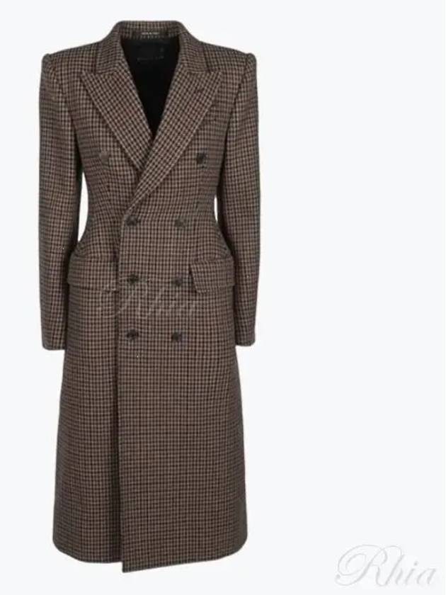 Wool Double Coat Brown - BALENCIAGA - BALAAN 2