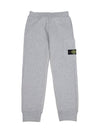 Kids Compass Logo Patch Training Jogger Track Pants Grey - STONE ISLAND - BALAAN 1