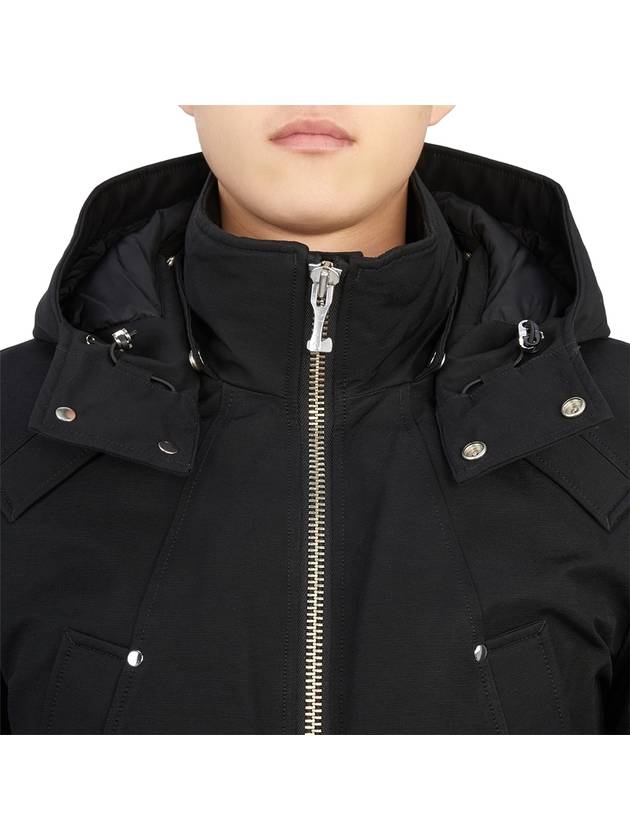 Ballistic Hooded Down Bomber Padding Black - MOOSE KNUCKLES - BALAAN 11