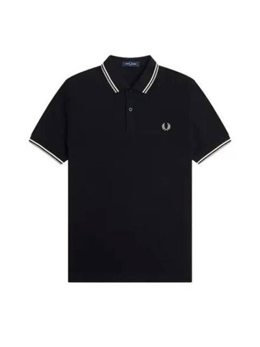 Fred Perry Twin Tip Shirt Black - FRED PERRY - BALAAN 1