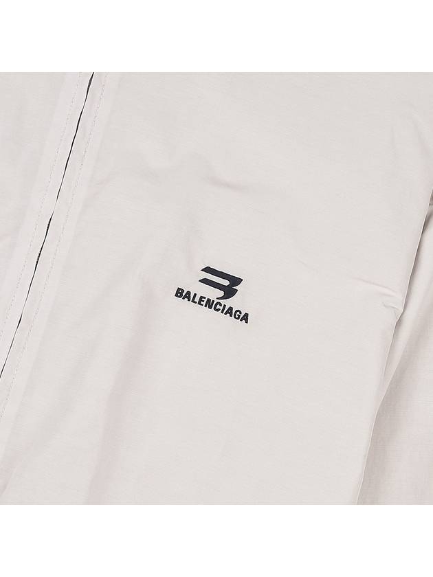 Logo Technical Track Jacket Beige - BALENCIAGA - BALAAN 7