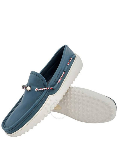 Tods Men's Light Blue Gommino Leather Loafers, Brand Size 7 ( US Size 8 ) - TOD'S - BALAAN 2