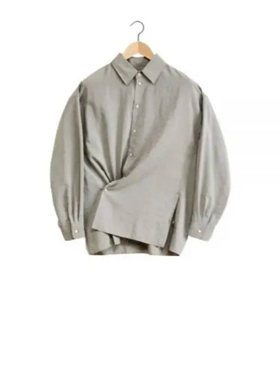 Twisted Long Sleeve Shirt Grey - LEMAIRE - BALAAN 2