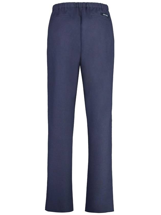 Wool Trousers Slacks Blue - FENDI - BALAAN 3