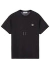 Wappen Logo Patch Short Sleeve T-Shirt Black - STONE ISLAND - BALAAN 2