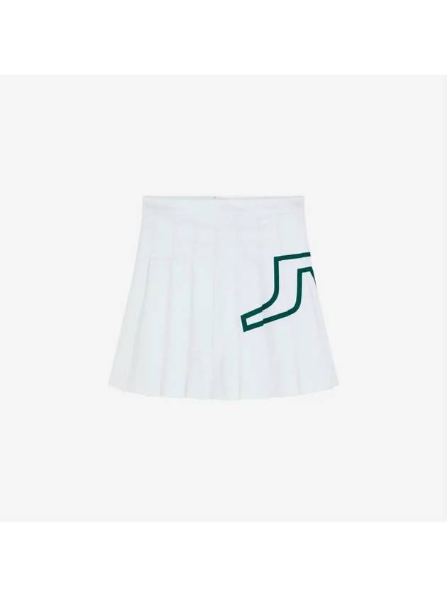 Women's Naomi Pleated Skirt White - J.LINDEBERG - BALAAN 2