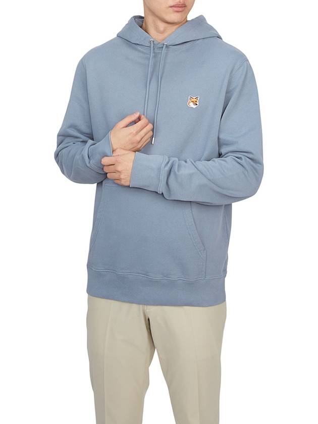 Fox Head Patch Regular Hoodie Light Blue - MAISON KITSUNE - BALAAN 5