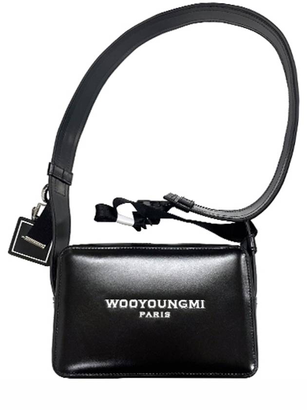 Square Leather Mini Cross Bag Black - WOOYOUNGMI - BALAAN 2